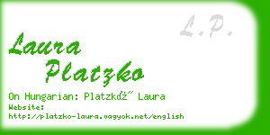 laura platzko business card